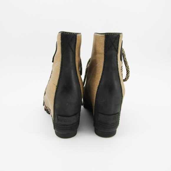 Sorel Boots Womens Size 7 EU 38 Joan of Arctic Wedge PDX 1964 Ankle Tan - Picture 7 of 9